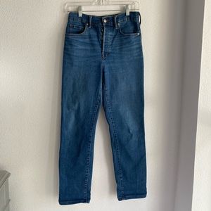 Everlane High-Rise Slim Straight Jeans